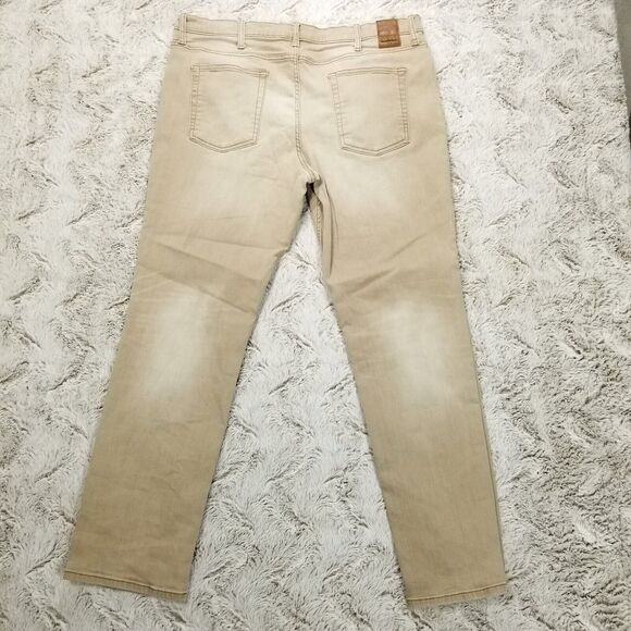 Goodfellow Co Jeans Mens 40×32 Brown Slim Straight Total Flex Medium Wash Denim - Picture 2 of 13